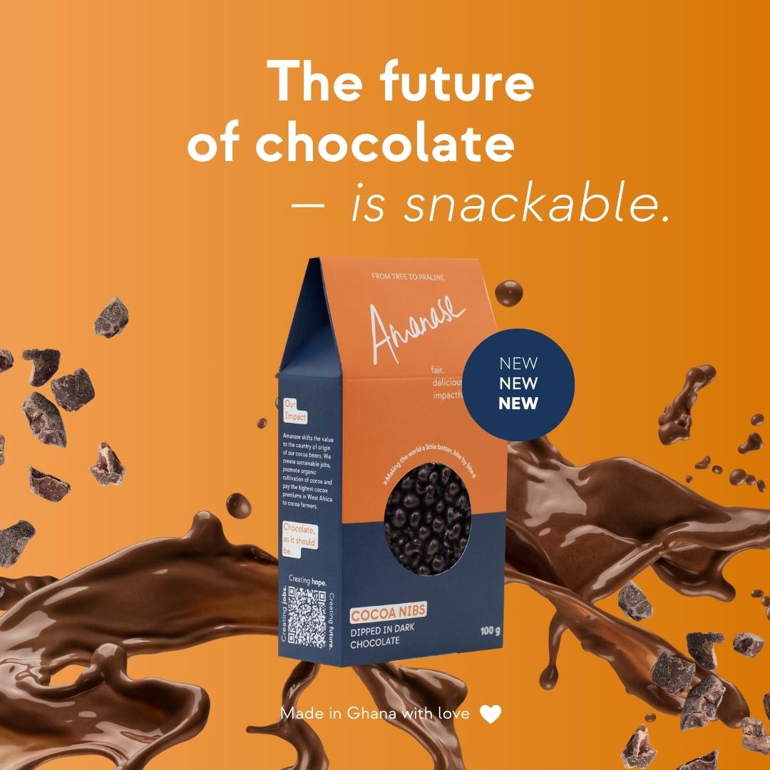 Amanase Organic Cocoa Nibs | Snack Box