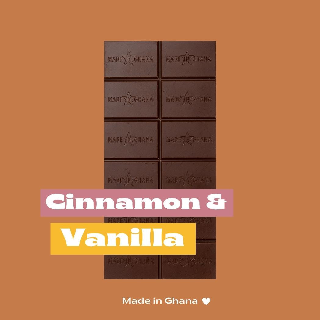 70% CINNAMON & VANILLA | 80g Tafel