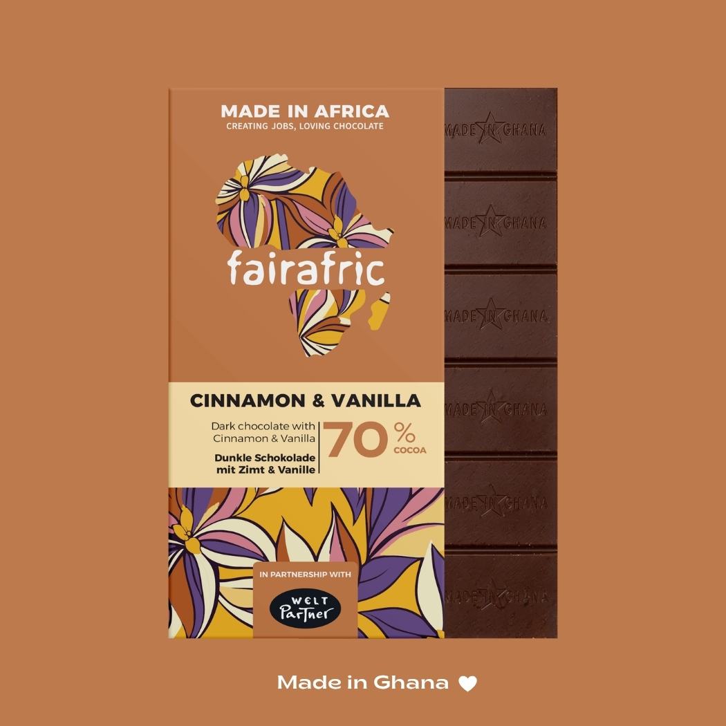 70% CINNAMON & VANILLA | 80g Tafel