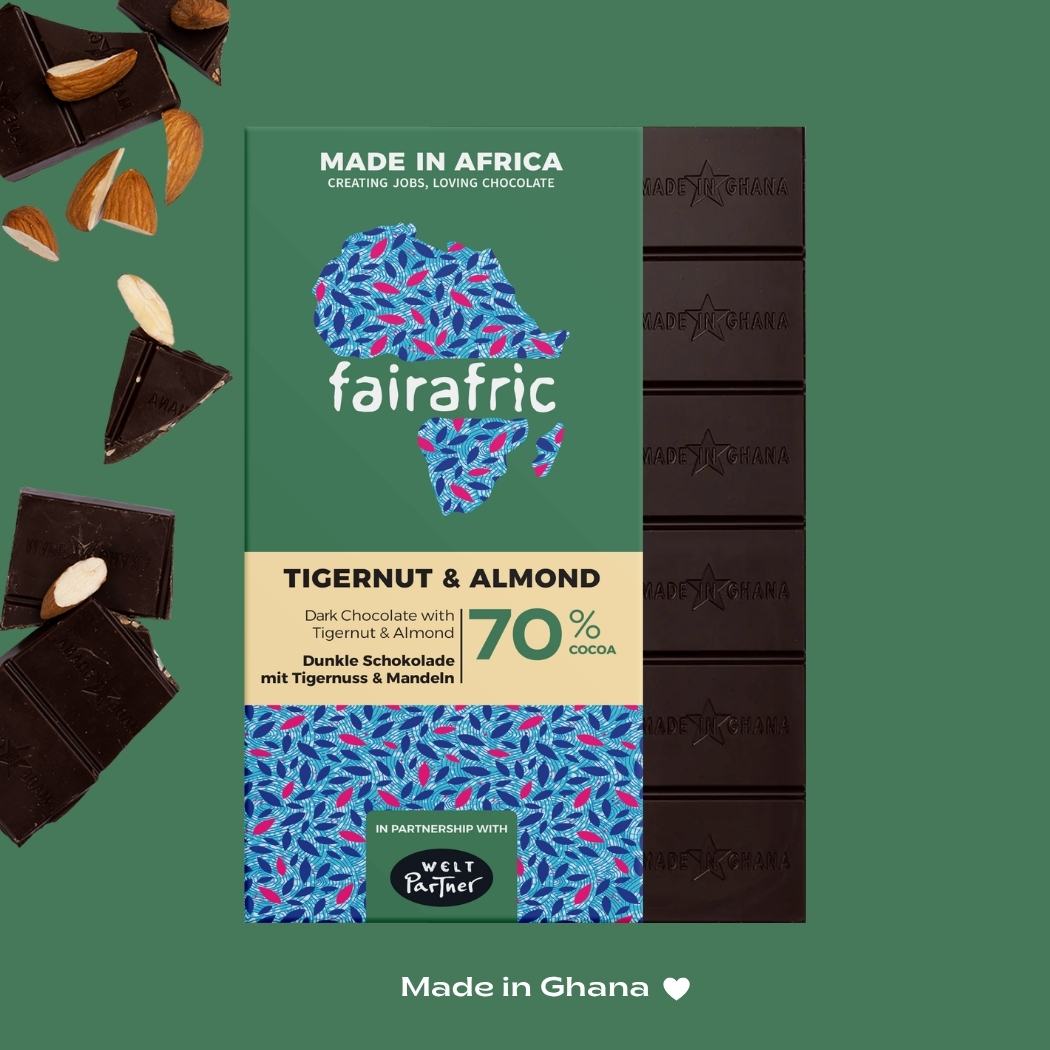 70% TIGERNUT & ALMOND | 80g Tafel