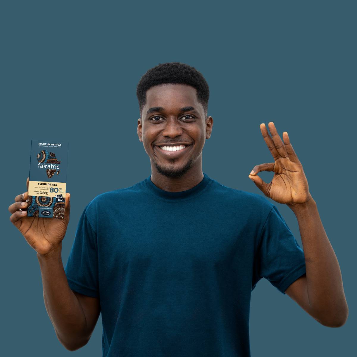80% Organic Dark Chocolate with Fleur de Sel I Vegan