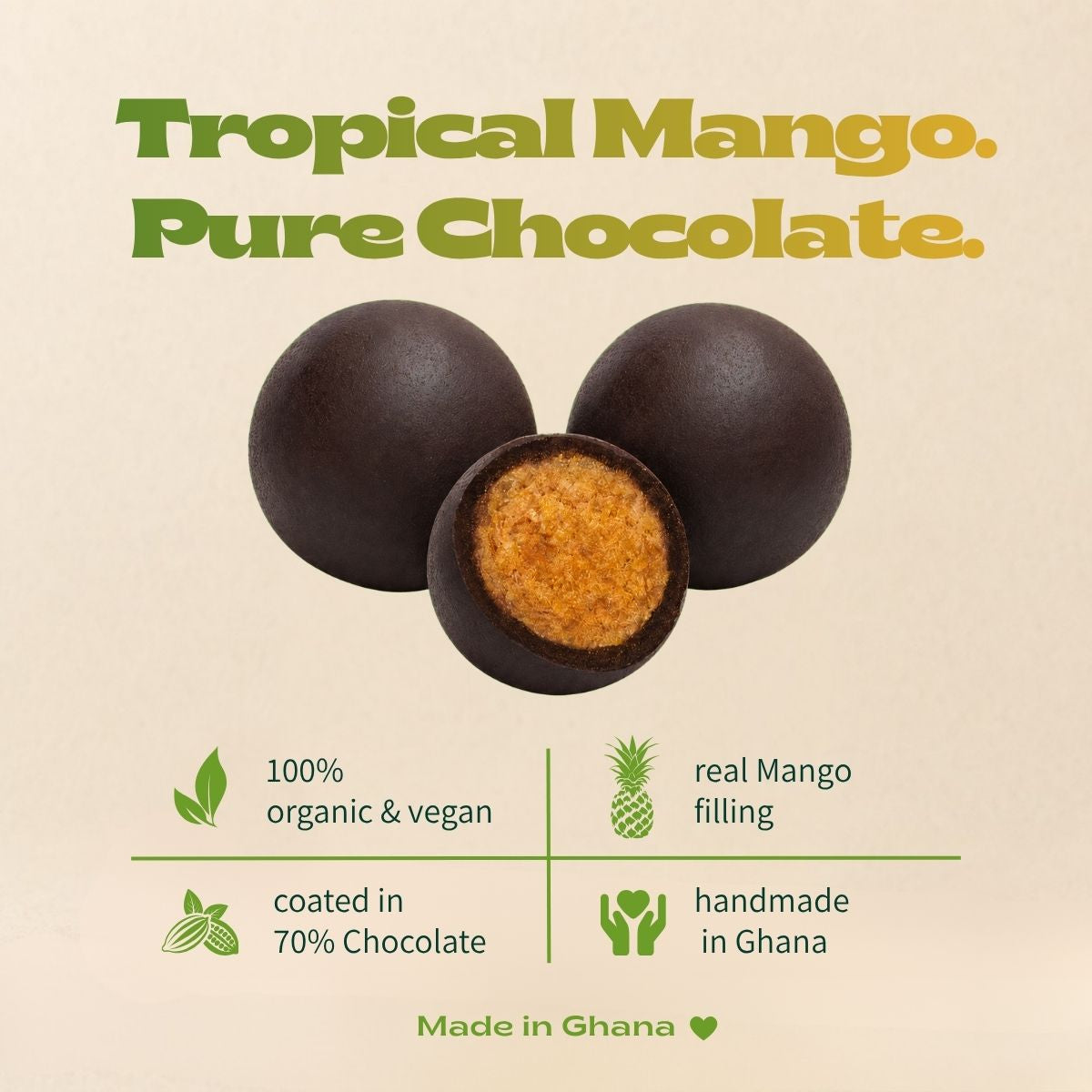 Bio Fruit Balls Mango | 100g Snackbox