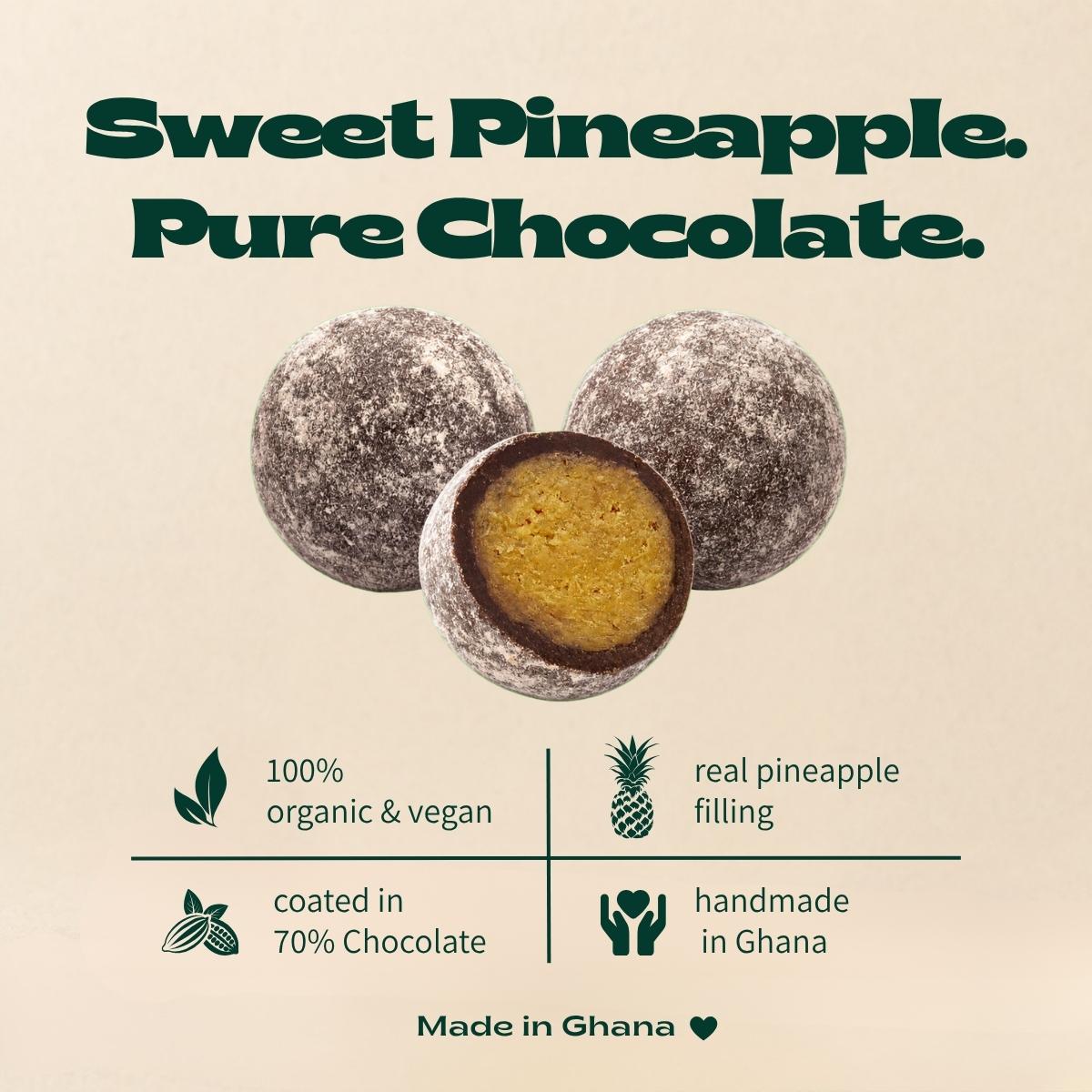 Bio Fruit Balls Ananas | 100g Snackbox