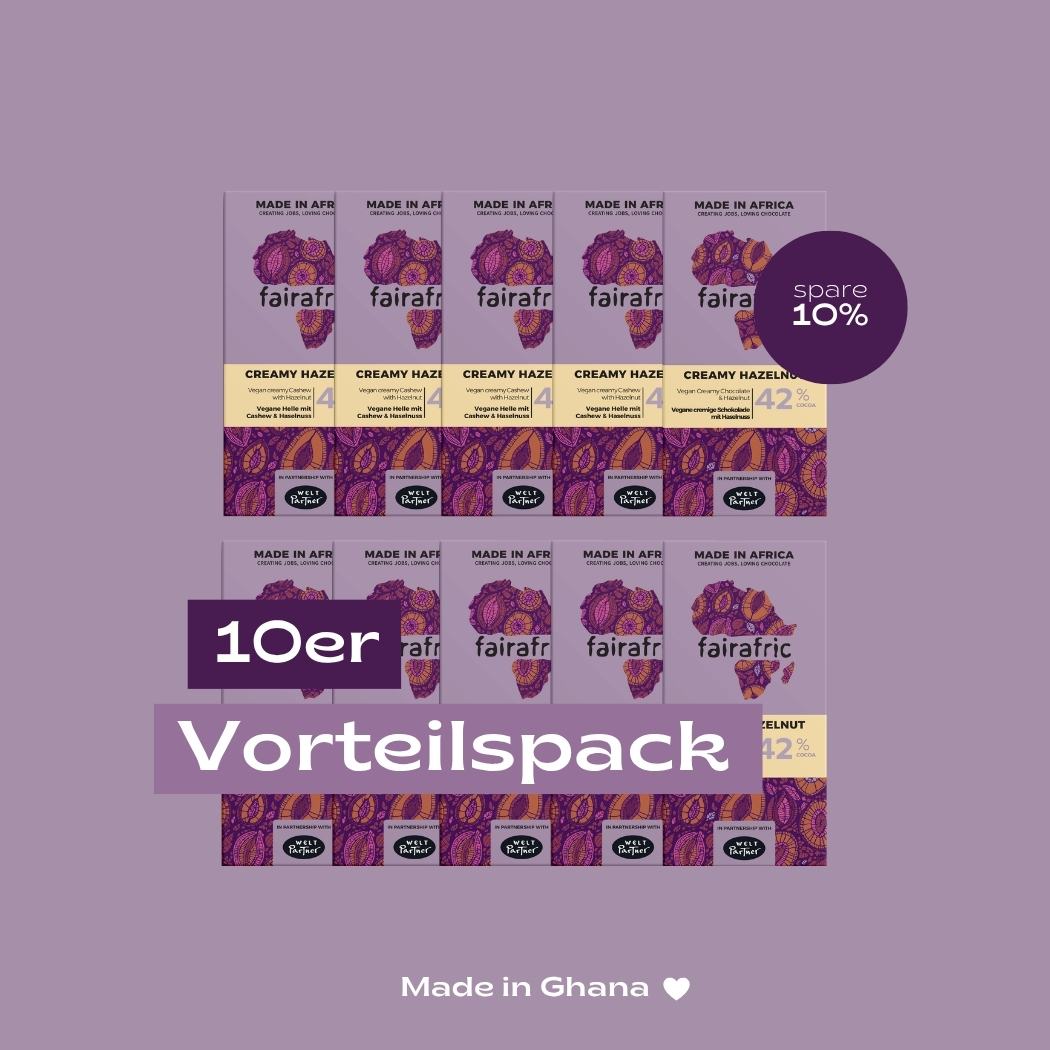 42% CREAMY HAZELNUT | 80g Tafel