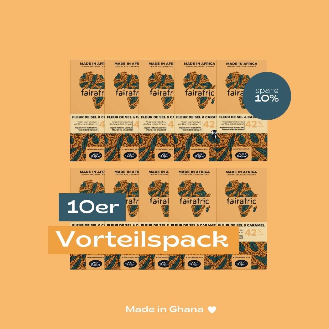 42% FLEUR DE SEL & CARAMEL | 80g Tafel