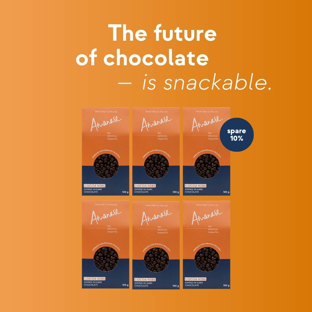 Amanase Organic Cocoa Nibs | Snack Box