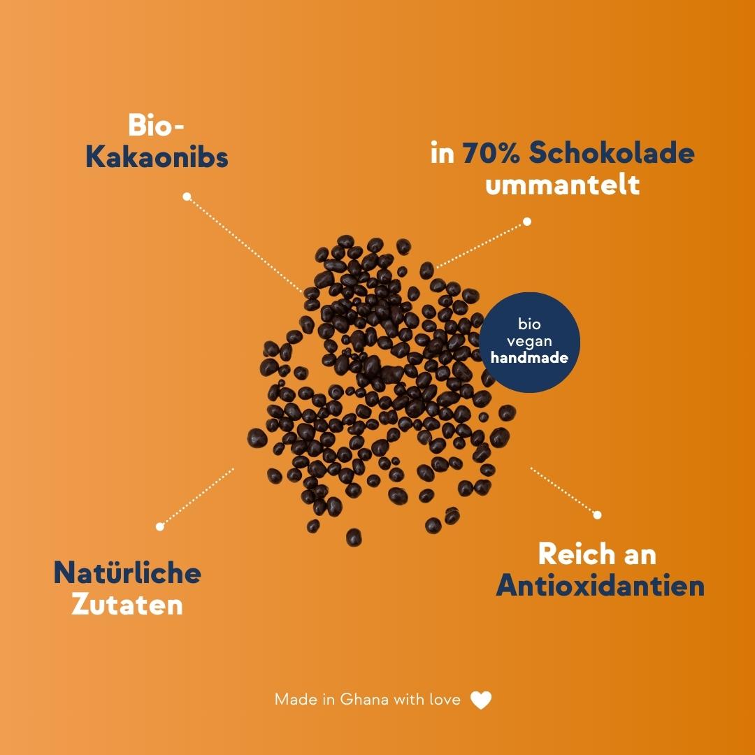 Amanase Organic Cocoa Nibs | Snack Box