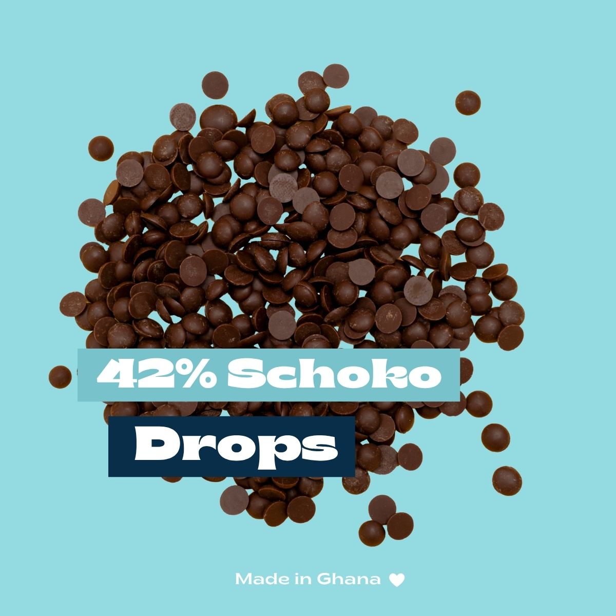 Bio-Schokoladentropfen 42% Creamy Classic | Vegan