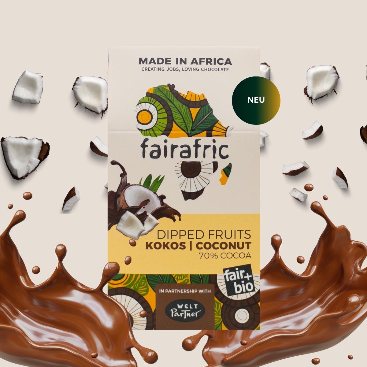 Organic Dipped Fruits Coconut | Vegan