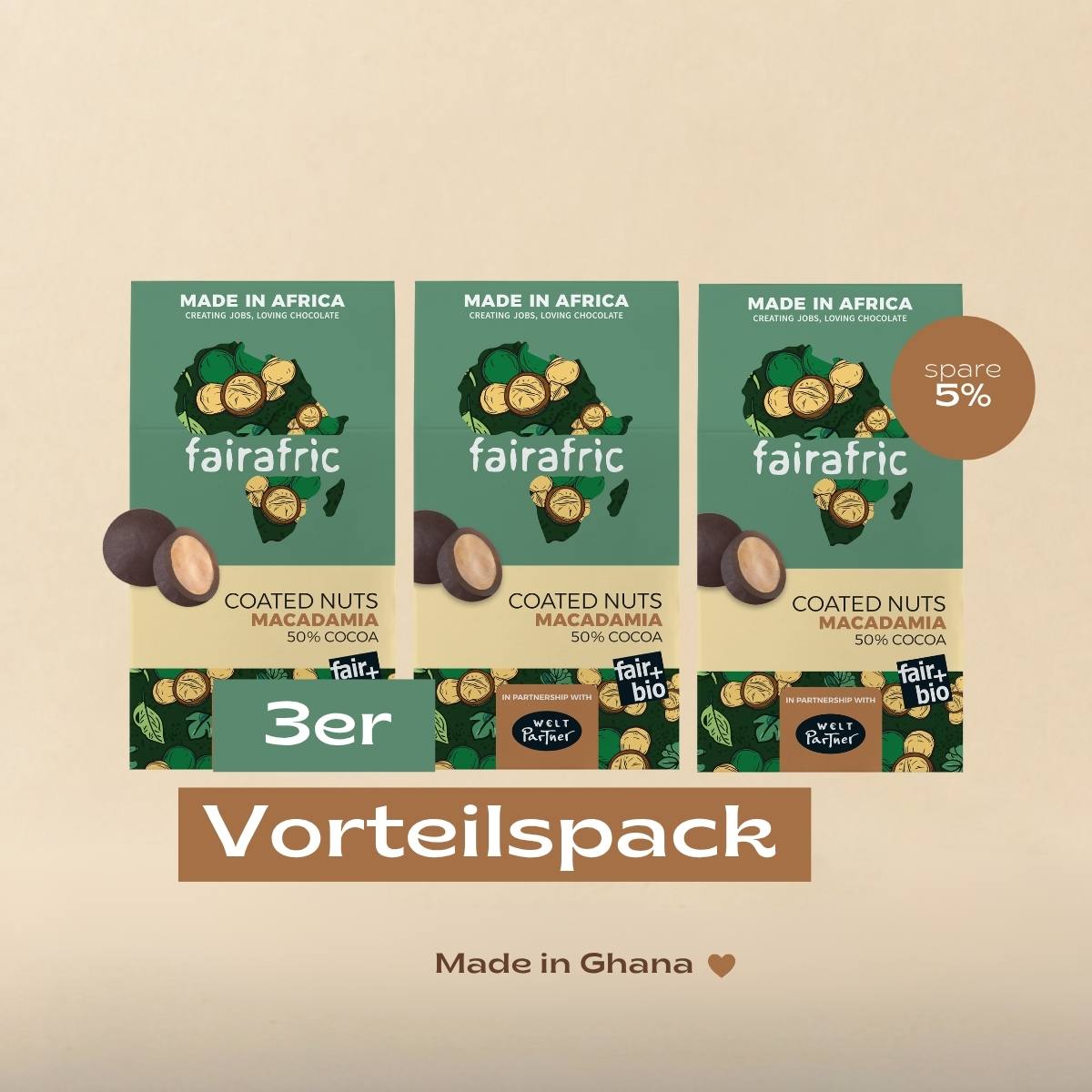 MACADAMIA BITES | in 50% Schokolade