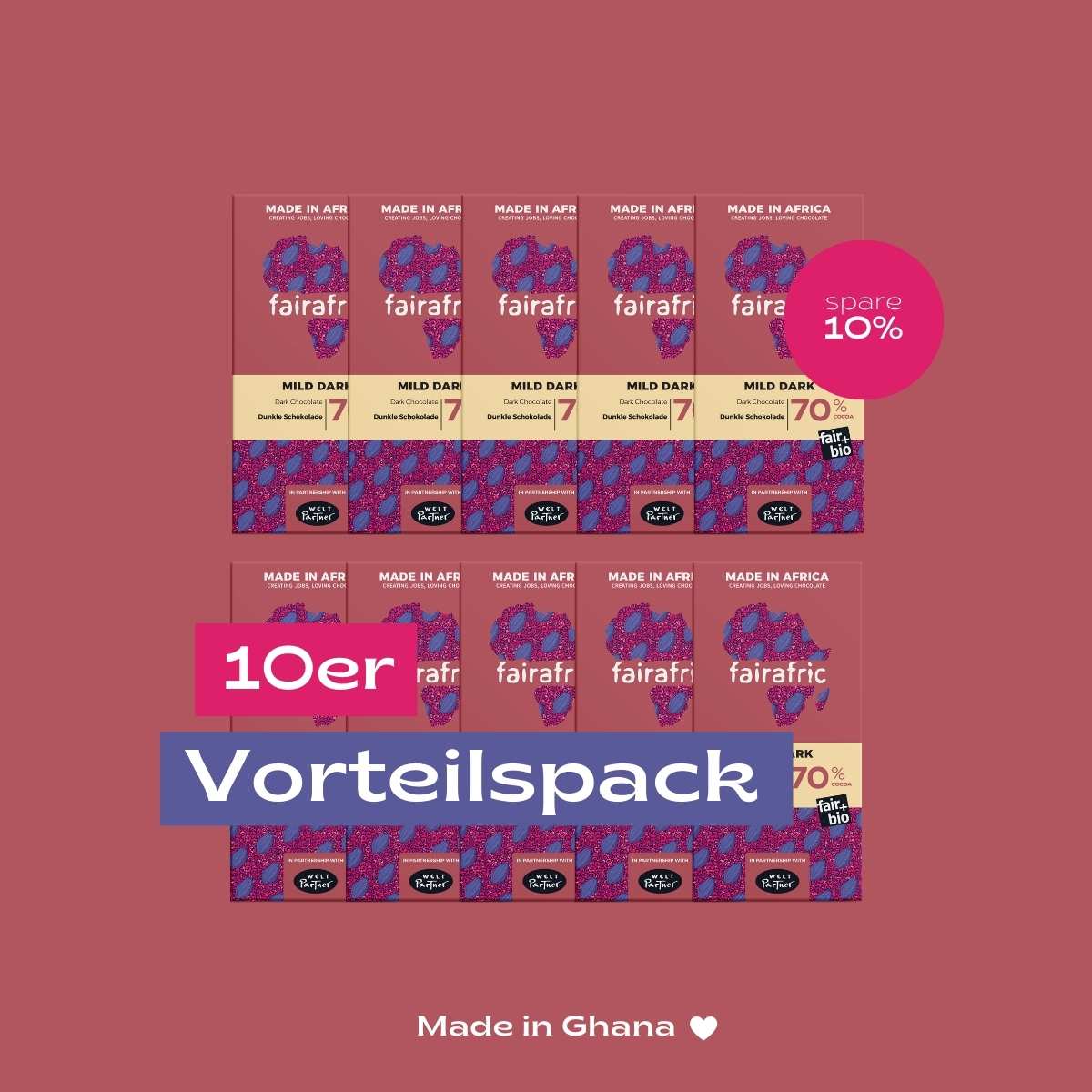 70% Organic Dark Chocolate I Vegan