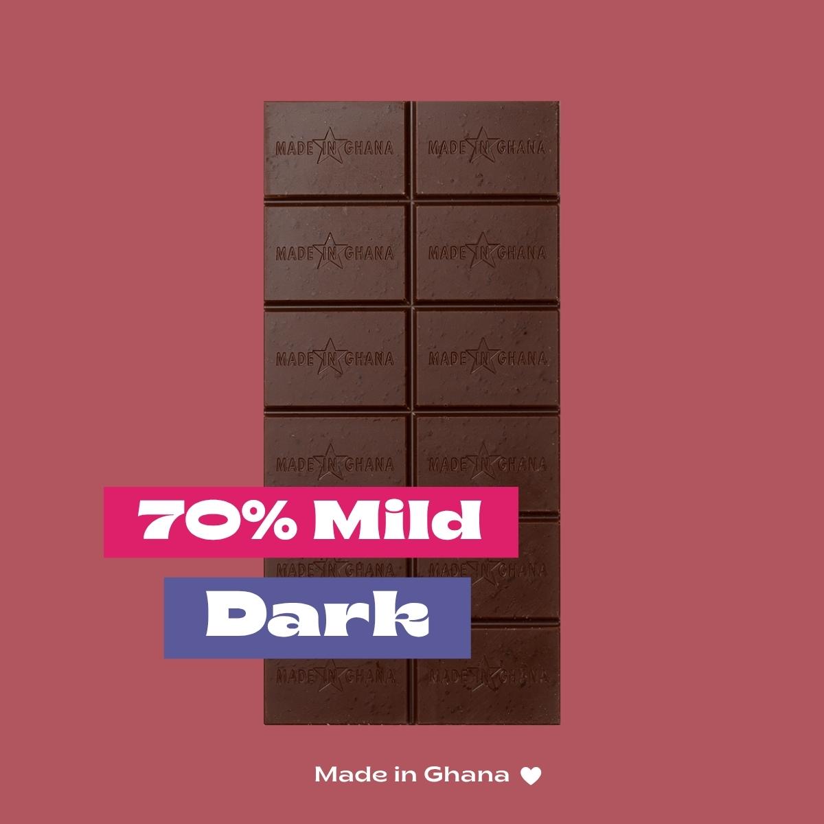 70% Organic Dark Chocolate I Vegan