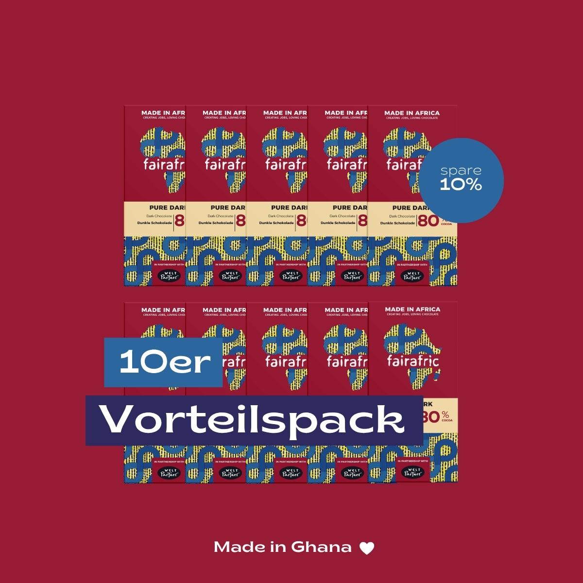 80% PURE DARK | 80g Tafel