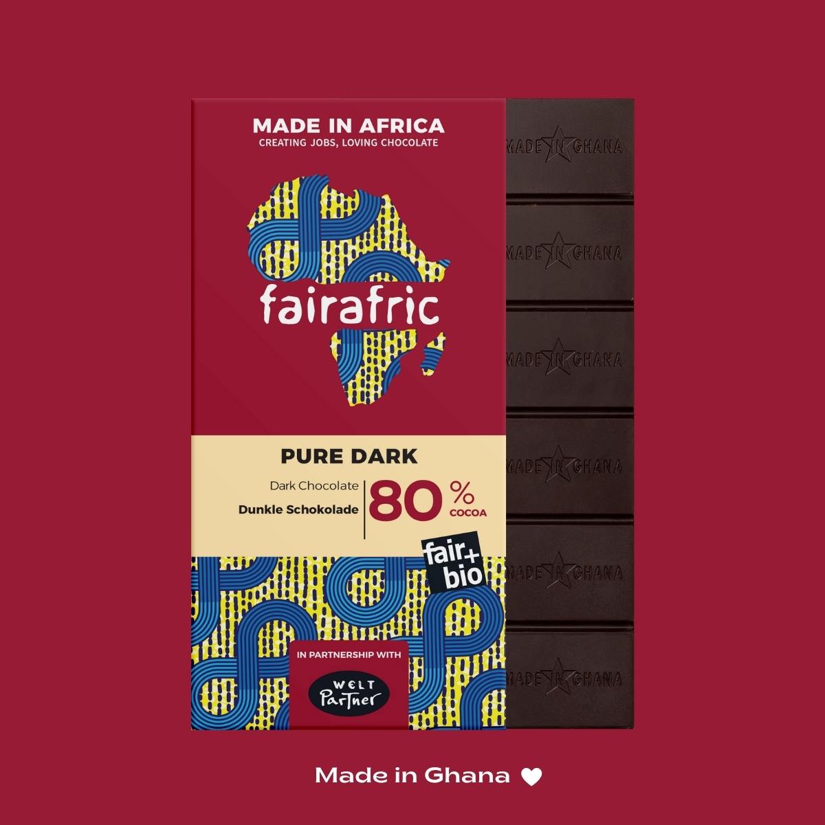 80% Organic Dark Chocolate I Vegan