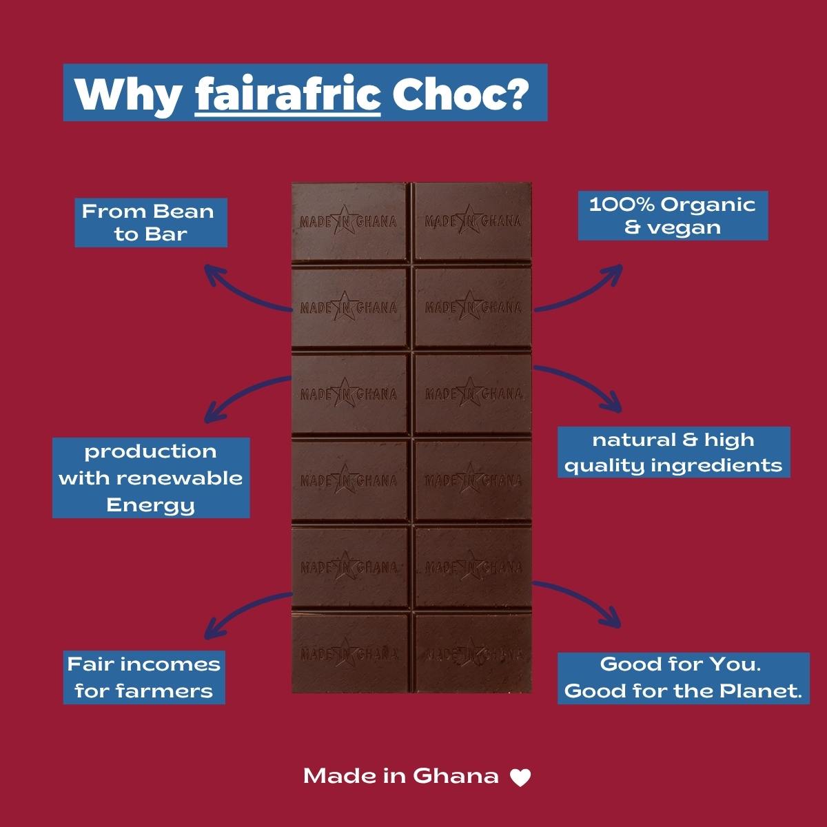 80% Organic Dark Chocolate I Vegan