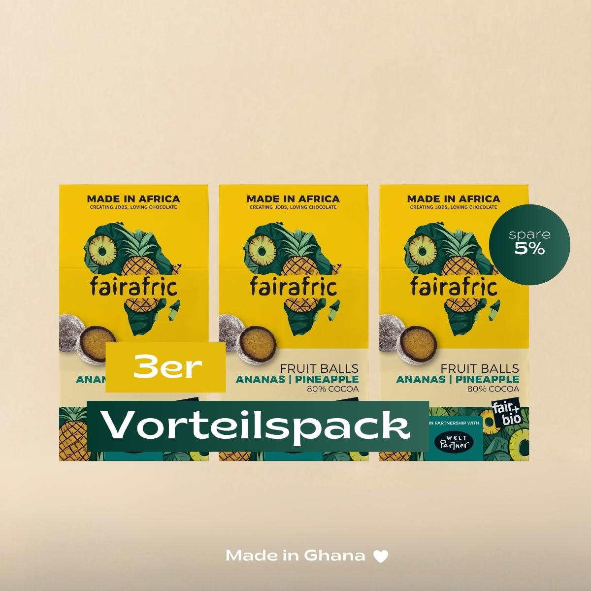 Bio Fruit Balls Ananas | 100g Snackbox