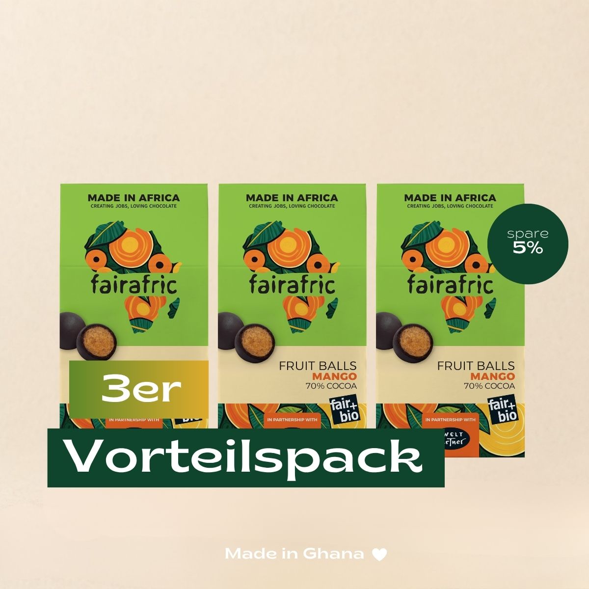 Bio Fruit Balls Mango | 100g Snackbox